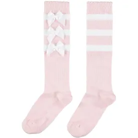 A DEE - Fran Bow Knee High Sock - Pink