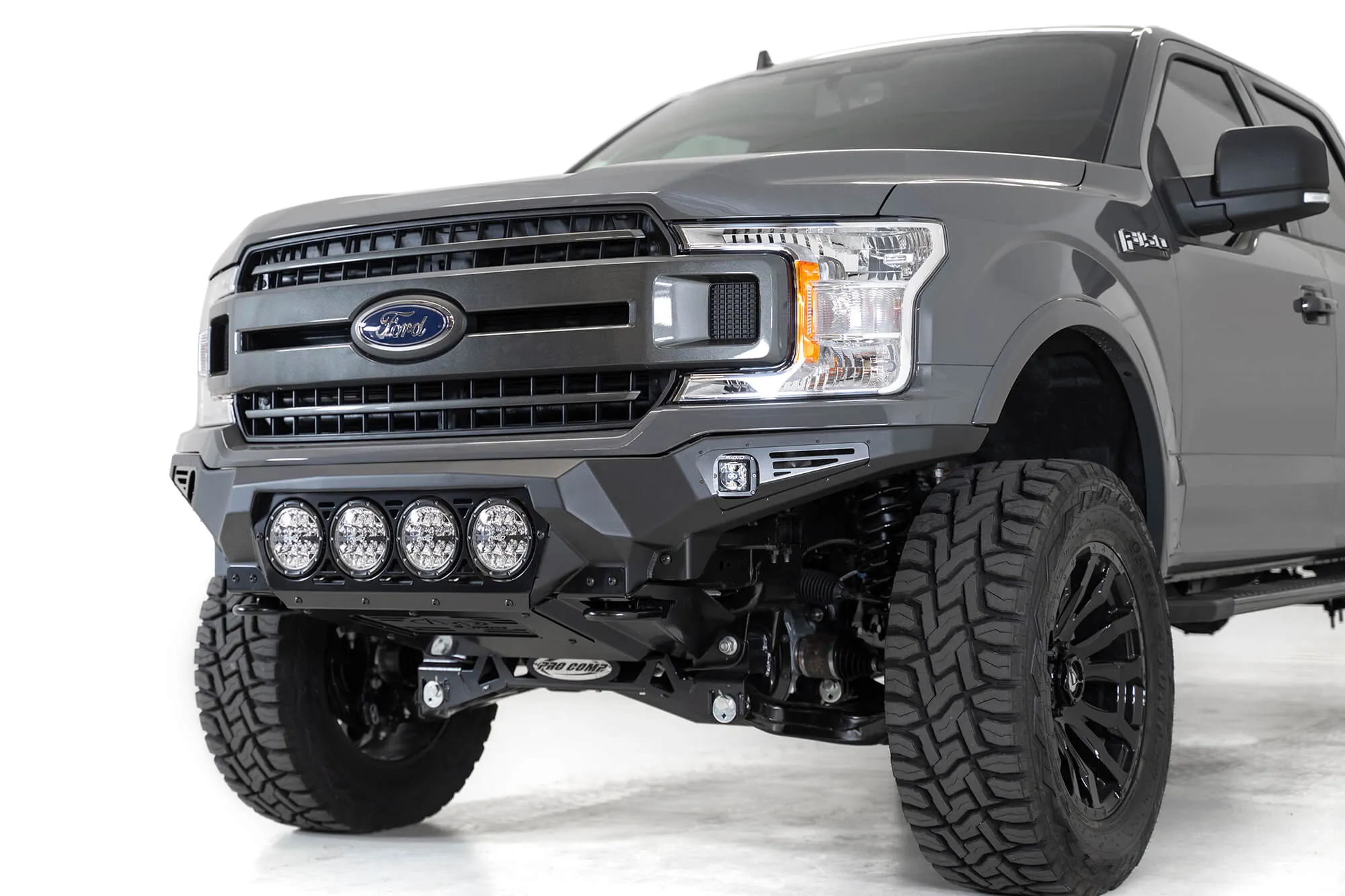 ADD - Bomber Front Bumper (for Rigid 360° 6" Lights) - 2018  F150