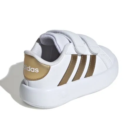 ADIDAS KID'S GRAND COURT WHITE/COPPER SHOES