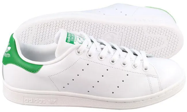 Adidas Originals Mens Trainers Stan Smith Cloud White Green