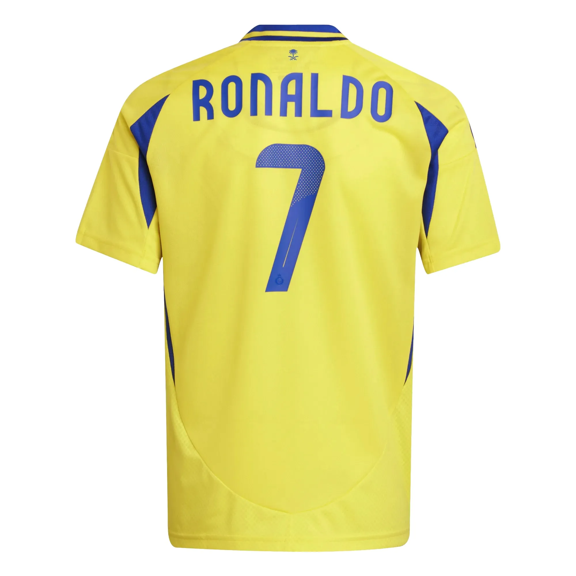 adidas Youth Cristiano Ronaldo Al Nassr Home Jersey 24/25 (Imact Yellow/Royal Blue)