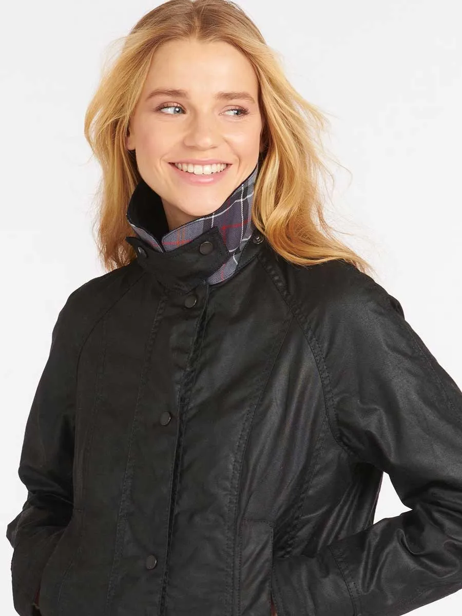 BARBOUR Beadnell Wax Jacket - Women's - Black