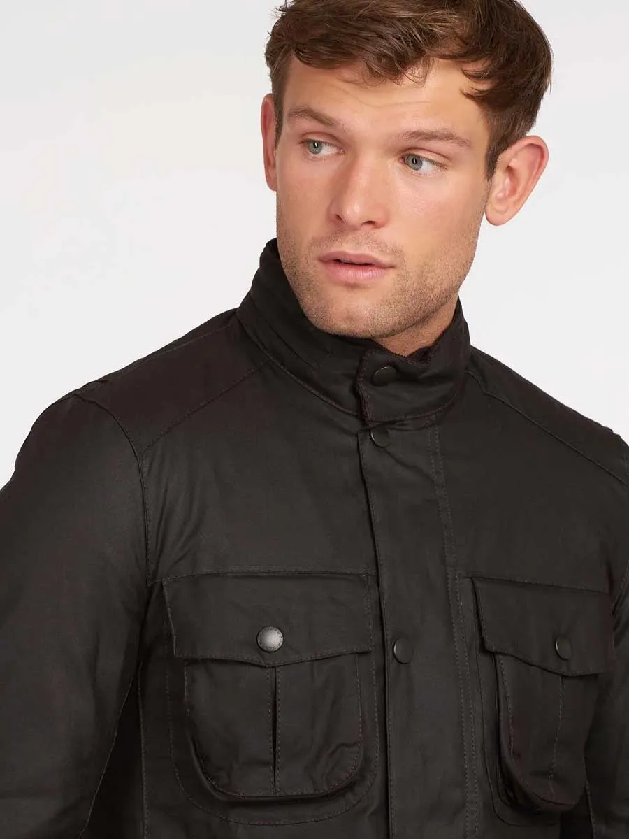 BARBOUR Corbridge Wax Jacket - Mens - Rustic