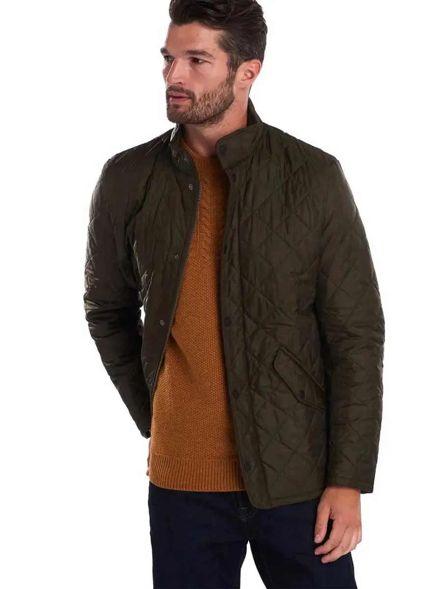 BARBOUR Flyweight Chelsea Quilted Jacket - Mens - Olive