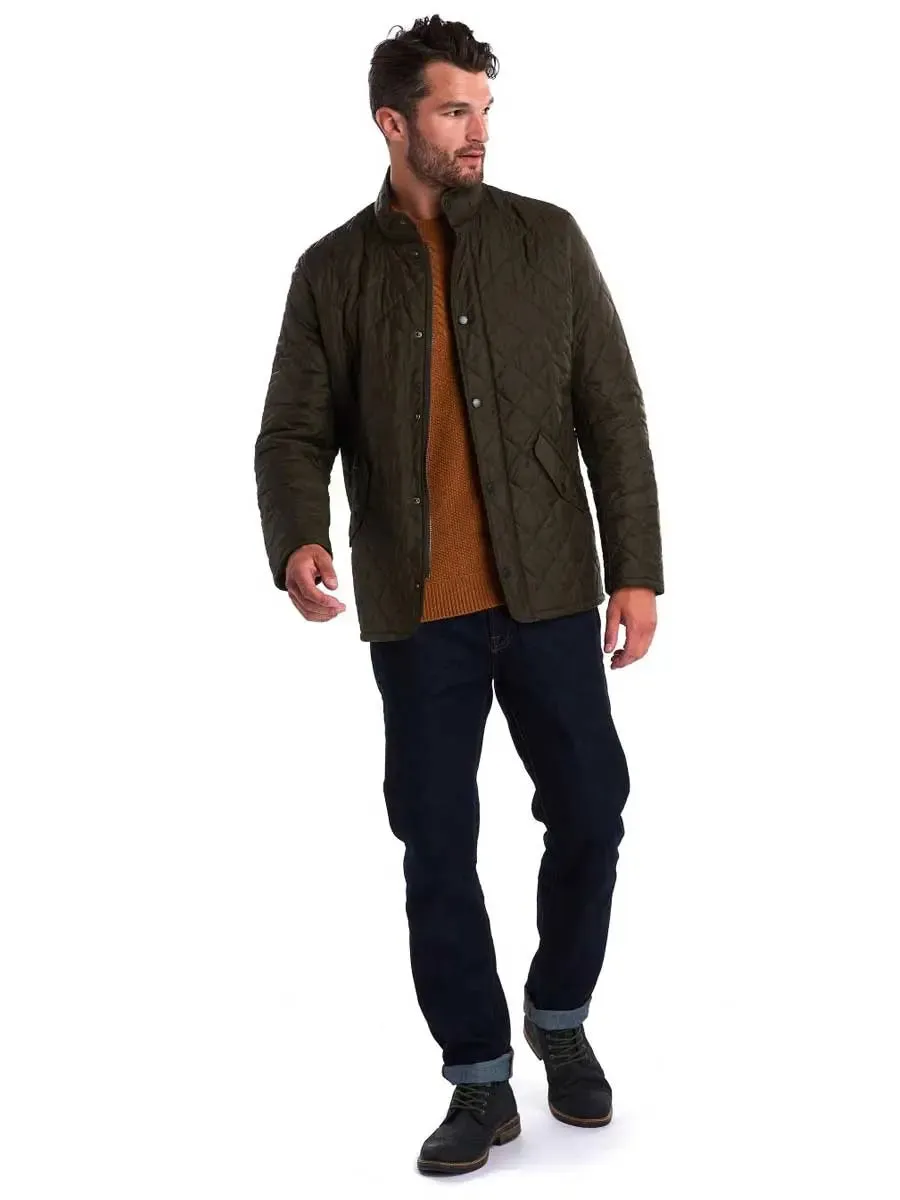 BARBOUR Flyweight Chelsea Quilted Jacket - Mens - Olive