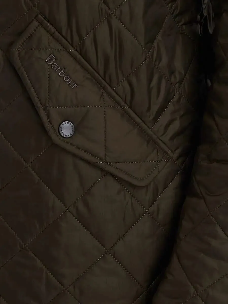 BARBOUR Flyweight Chelsea Quilted Jacket - Mens - Olive