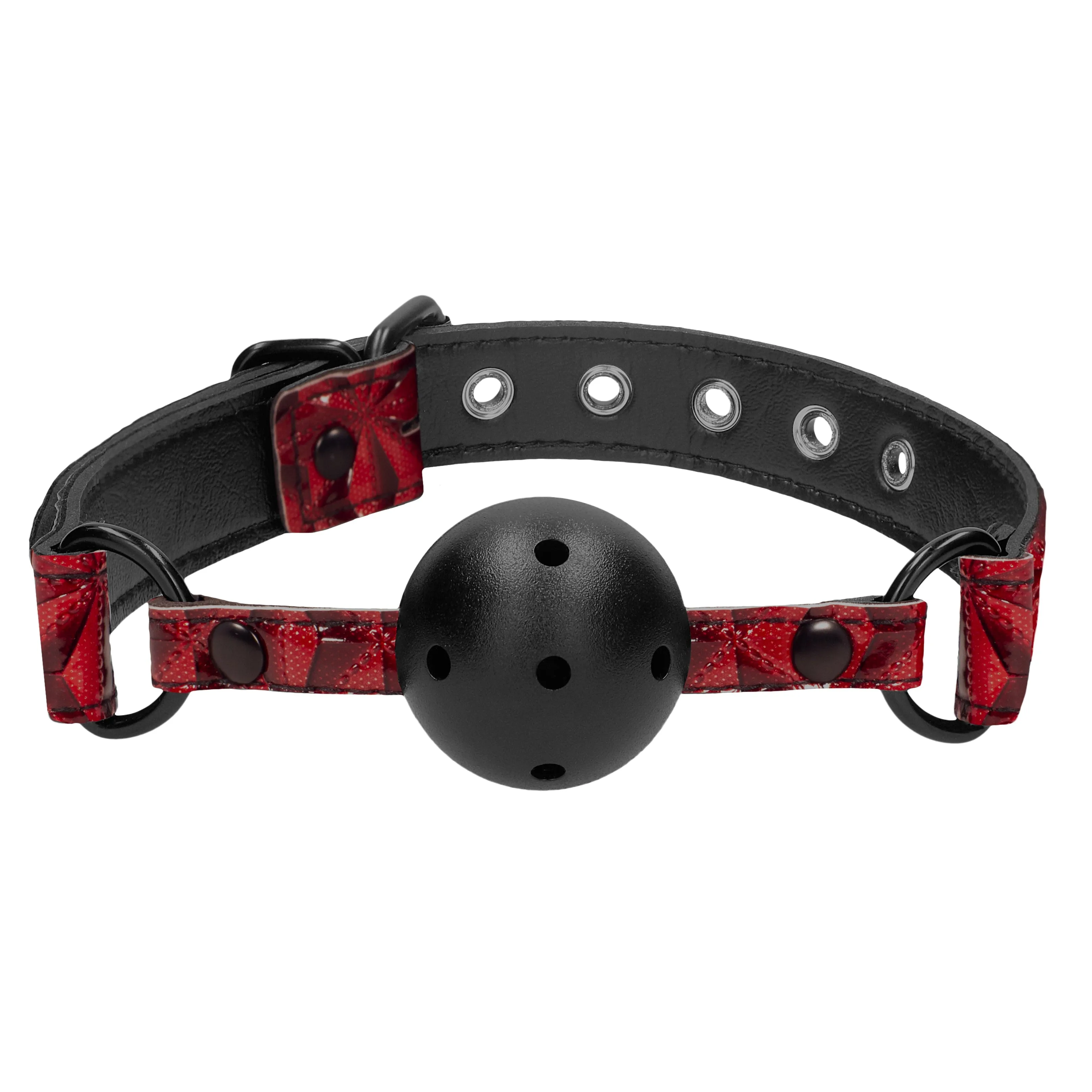 Breathable Luxury Ball Gag - Burgundy