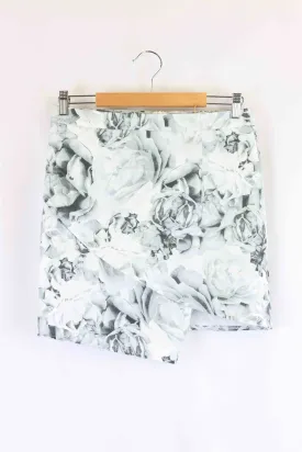 Cherry Black And White Skirt S