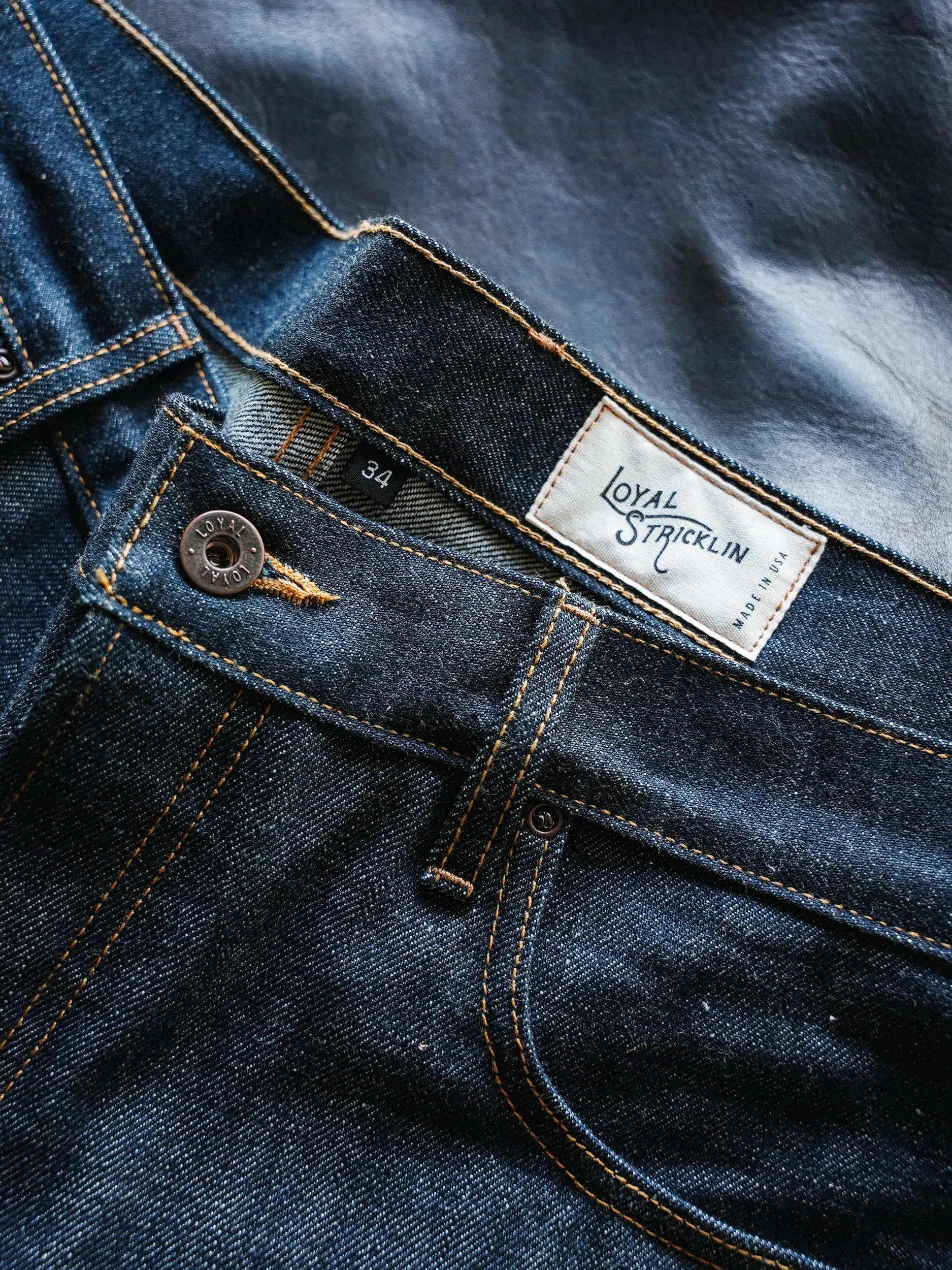 Denim - SLM fit - 15oz Kuroki Slub Indigo Selvedge - FINAL SALE