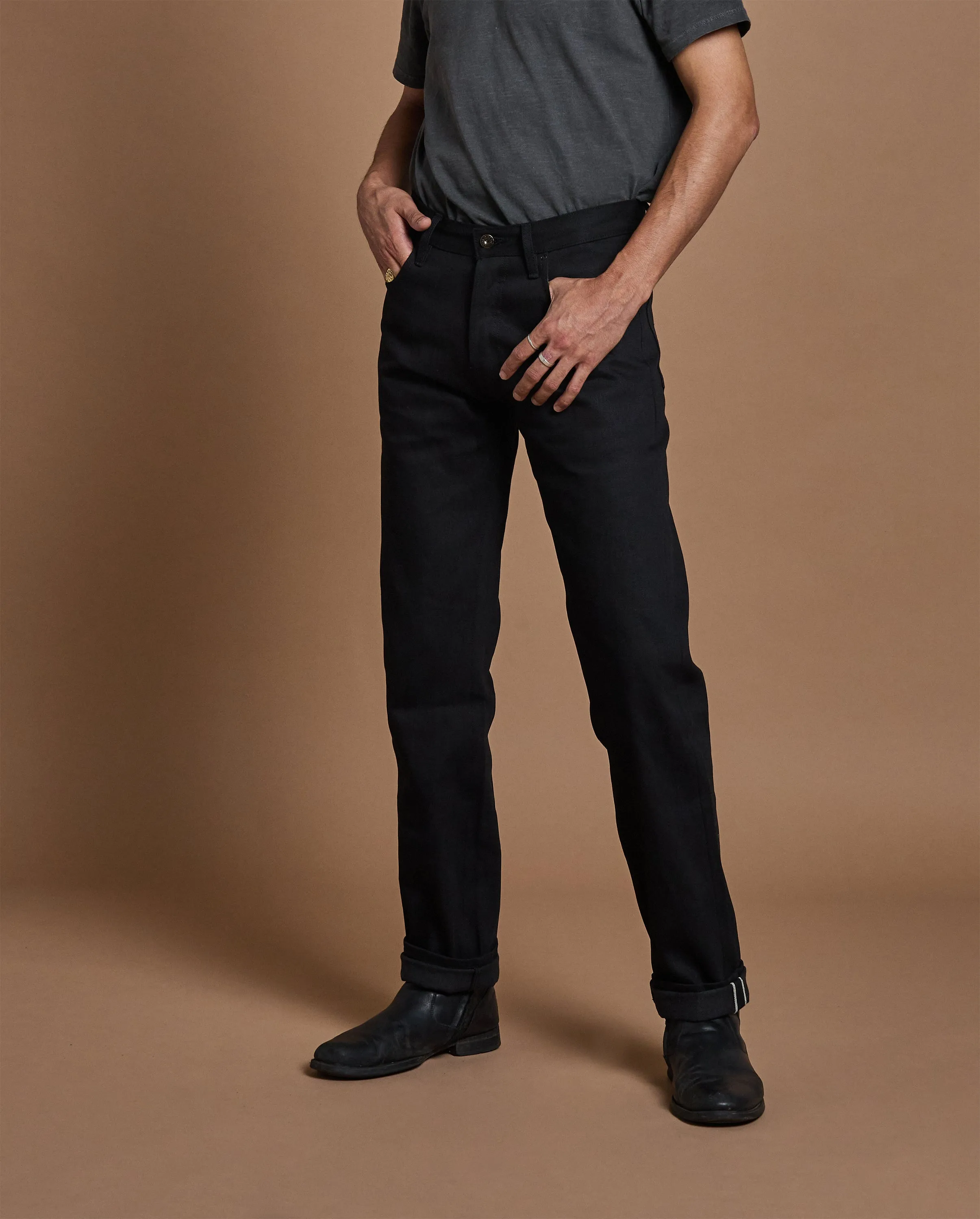 Denim - TPR fit - Black Nihon Menpu Selvedge - FINAL SALE