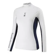 Fourth Element Hydroskin Womens L/S Rashguard Blue/White