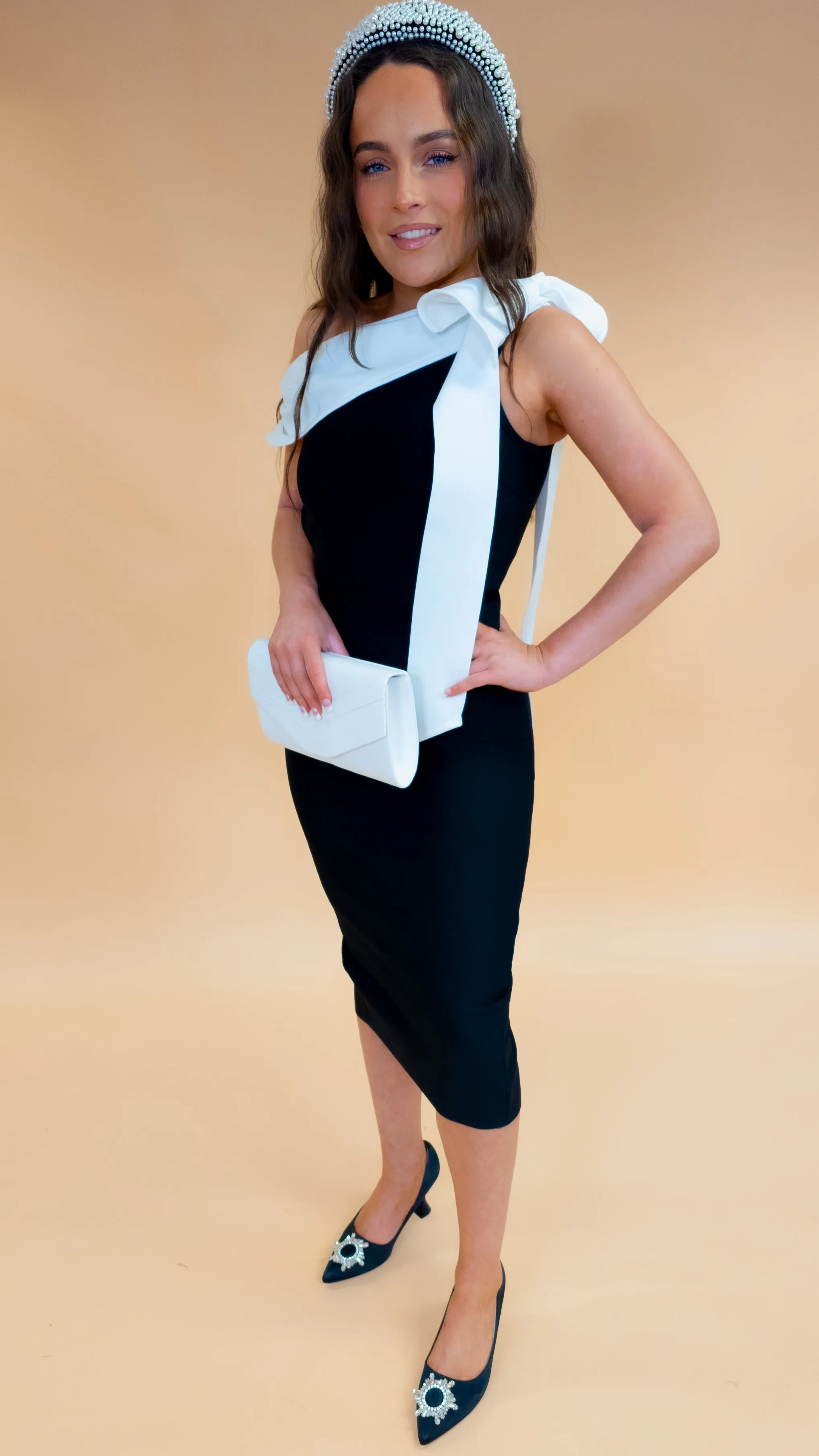 Freya Black/White Dress