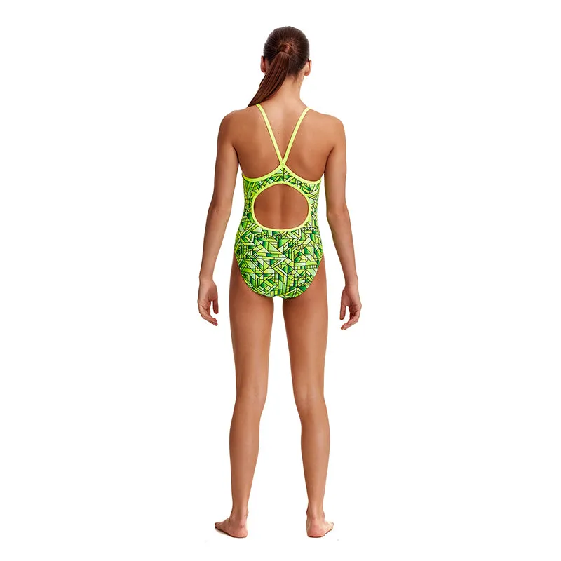 Funkita - Goldy Blocks - Girls Diamond Back One Piece