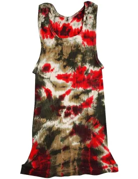 Hanes - Big Girls Ribbed Tie Dye Tank Top