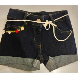 Little Mass Dark Denim Shorts