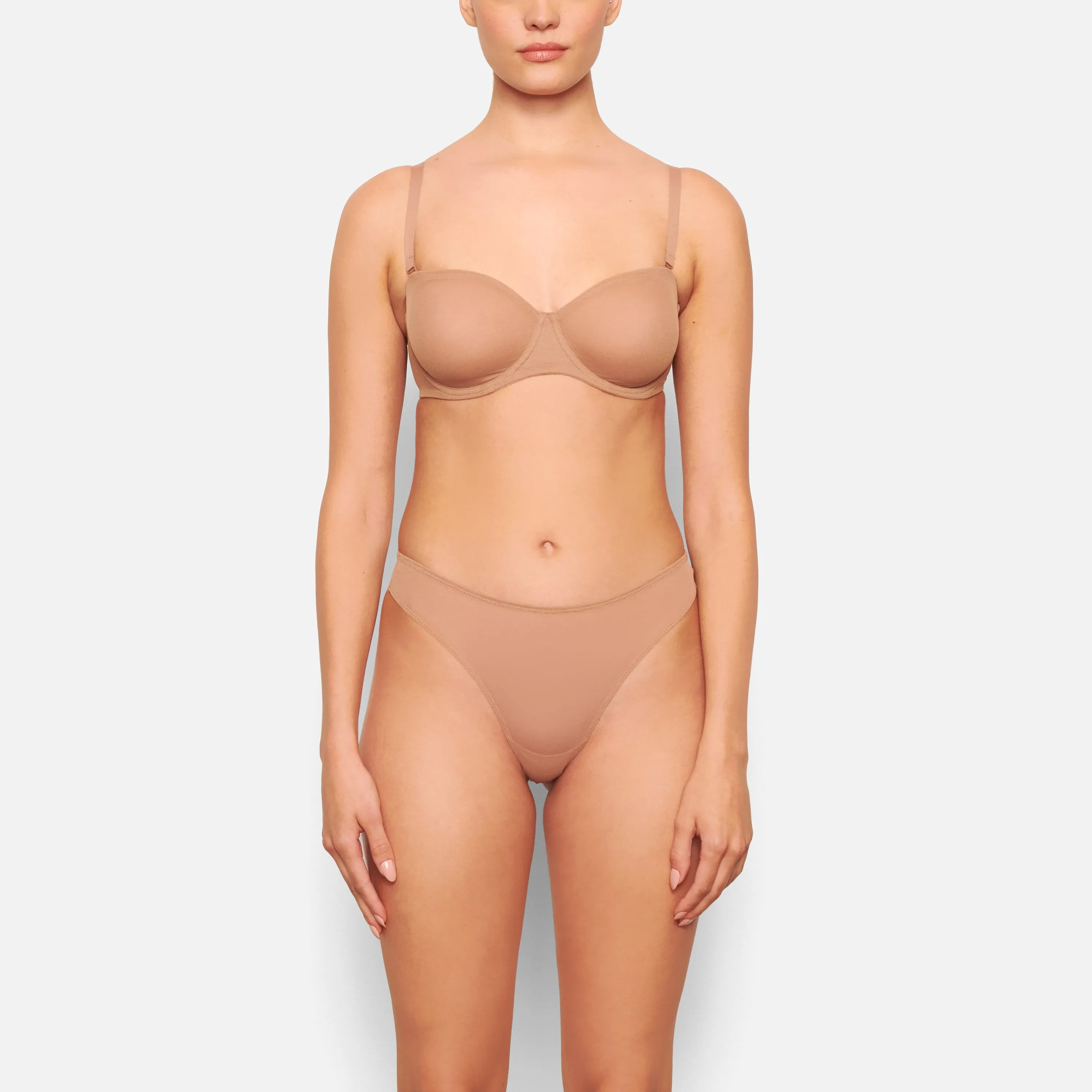 MESH STRAPLESS BRA | SIENNA