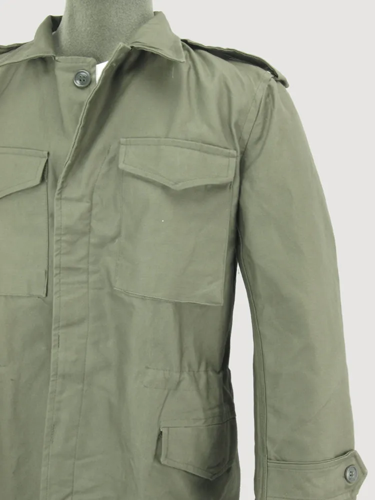 NATO Olive Combat Jacket, similar to WWII GI's jacket – M43 Style - zip front