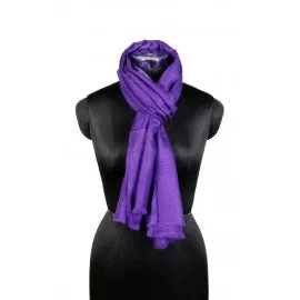 Purple  Woolen Stole