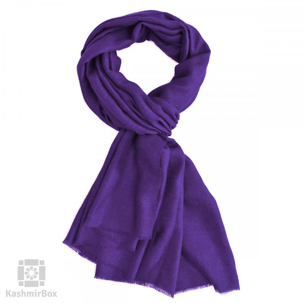 Purple  Woolen Stole