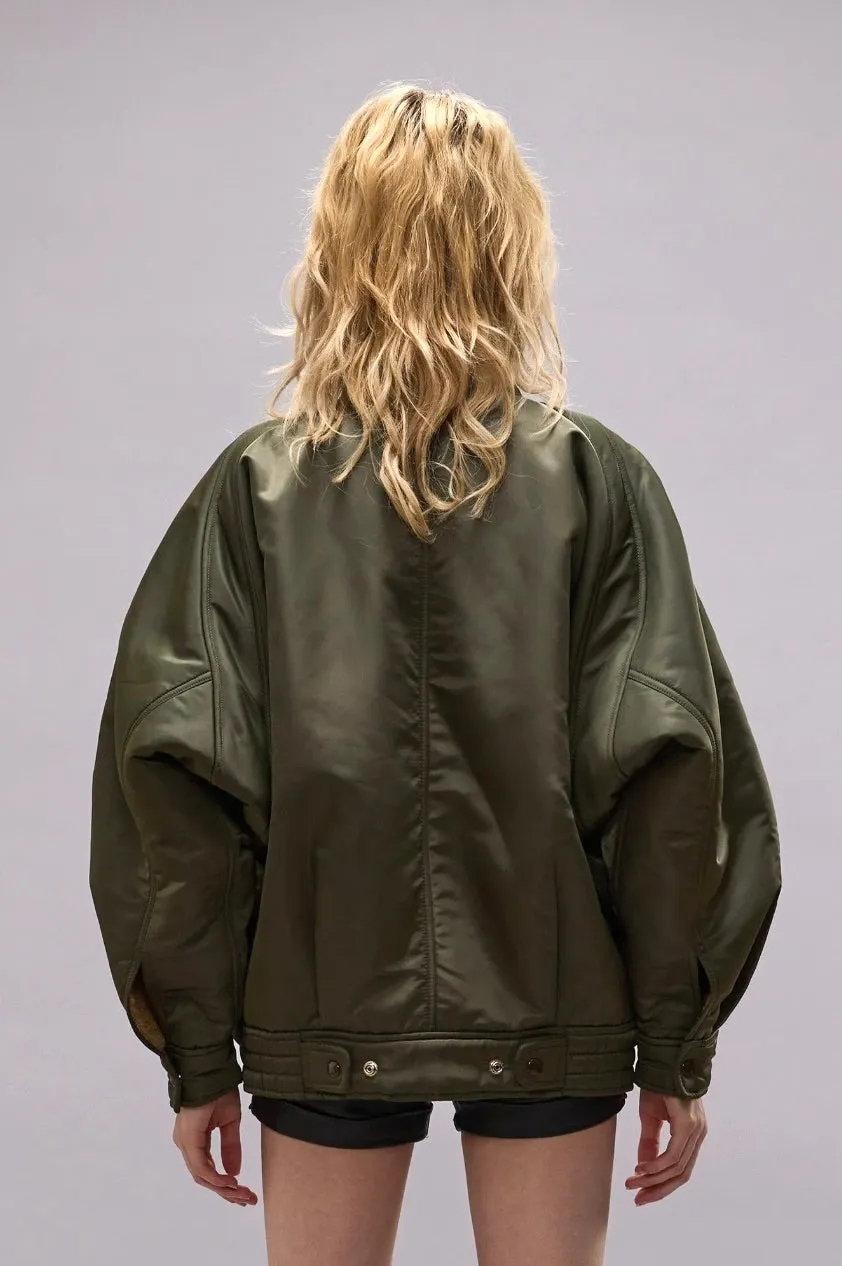 Ribbed Flight Bomber - Olive