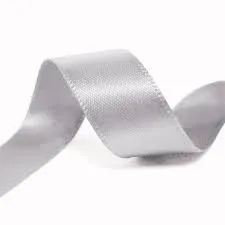 Satin Ribbon - Silver