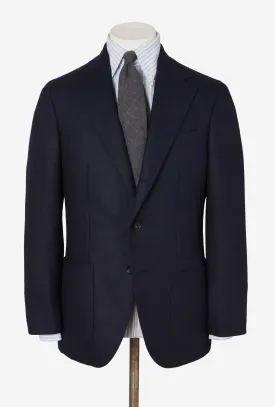 Sport Jacket Wool Shetland Navy