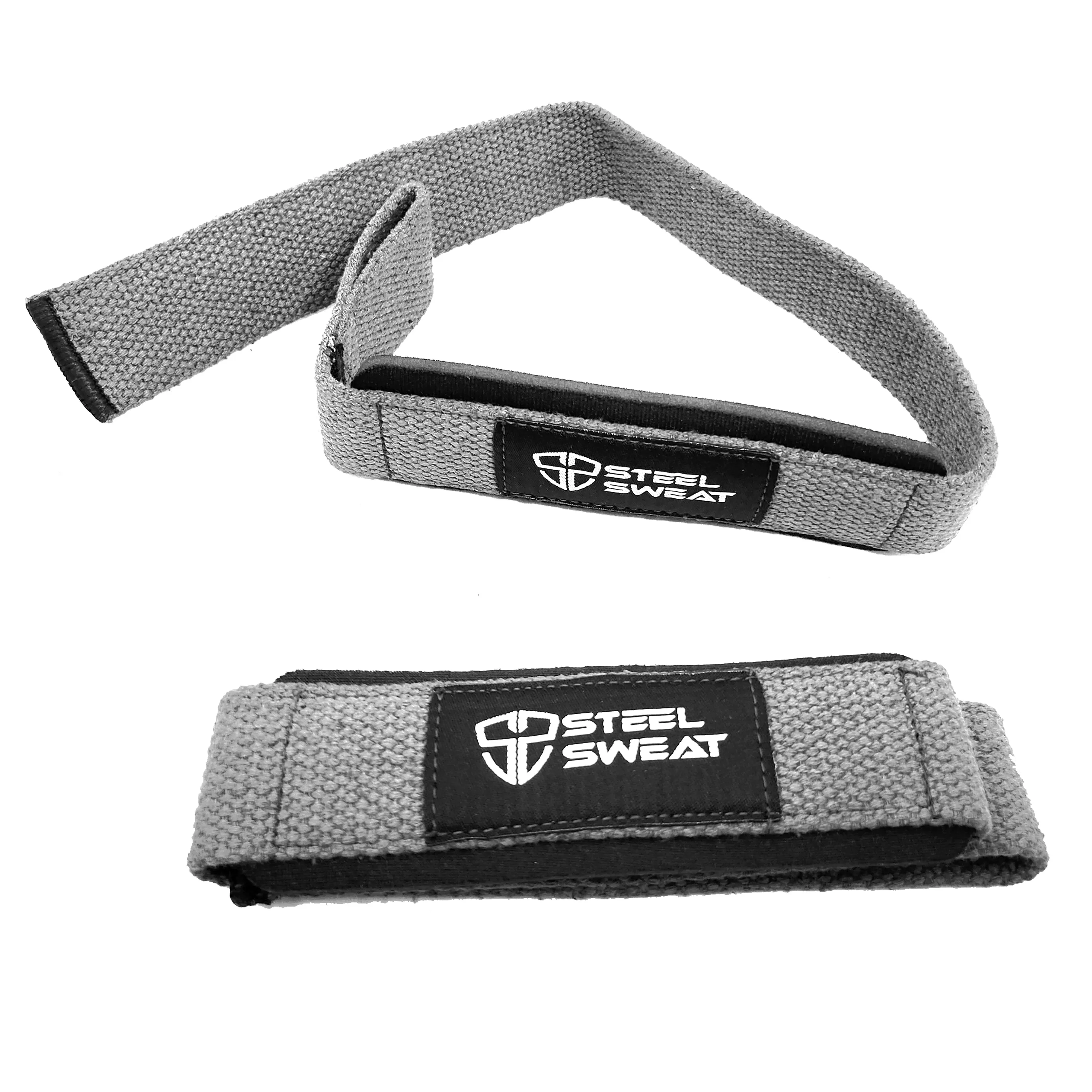 Steel Sweat Lifting Straps - Grey