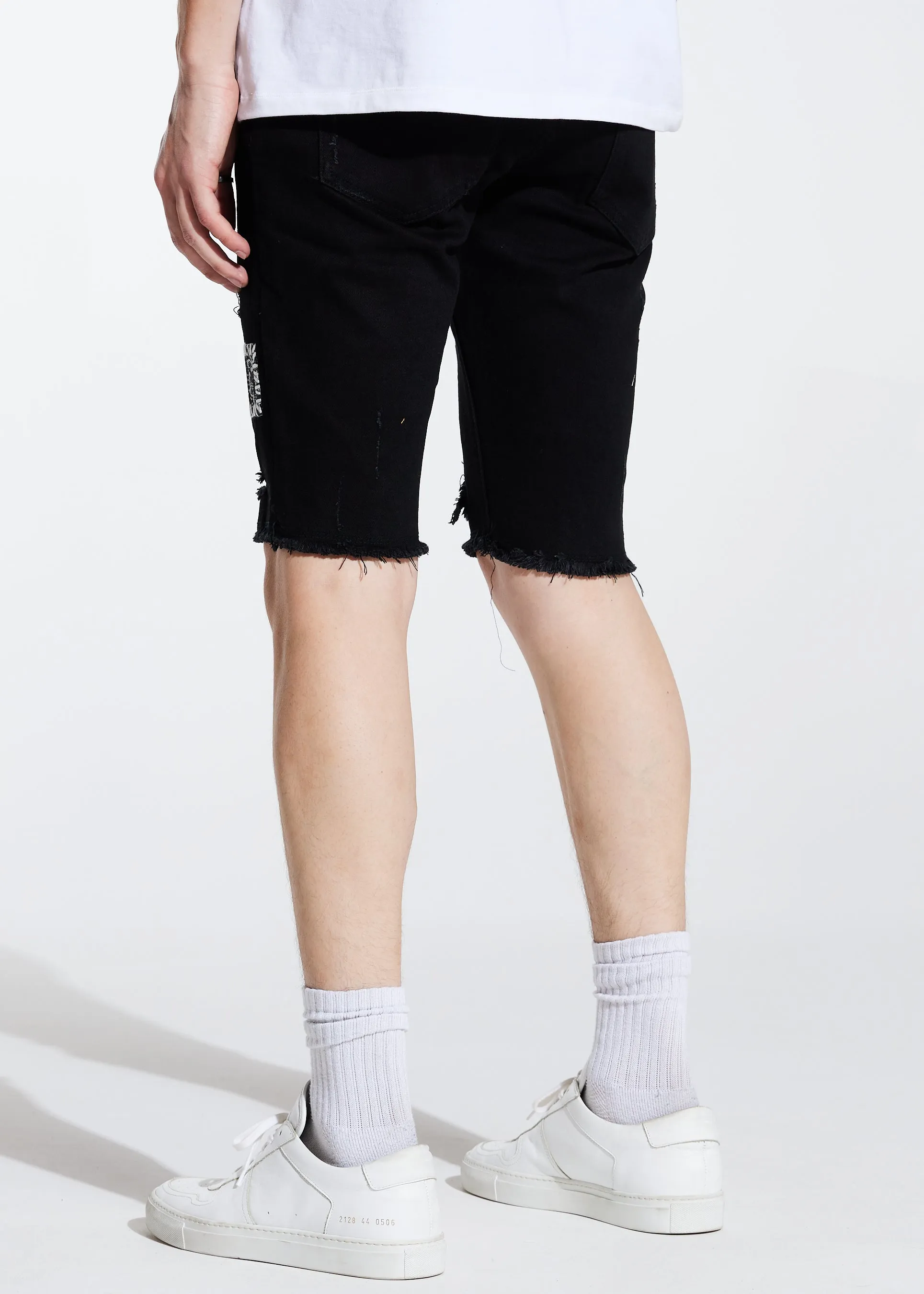 Summit Patchwork Short (Black)