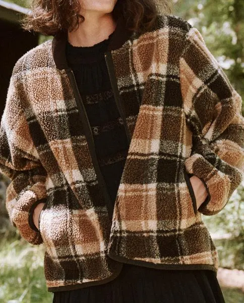 The Great - The Sherpa Bomber in Woodsmoke Plaid