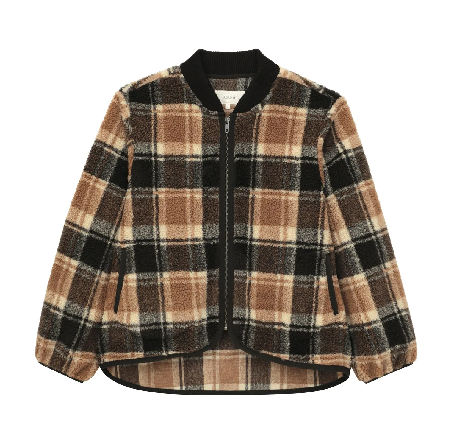 The Great - The Sherpa Bomber in Woodsmoke Plaid