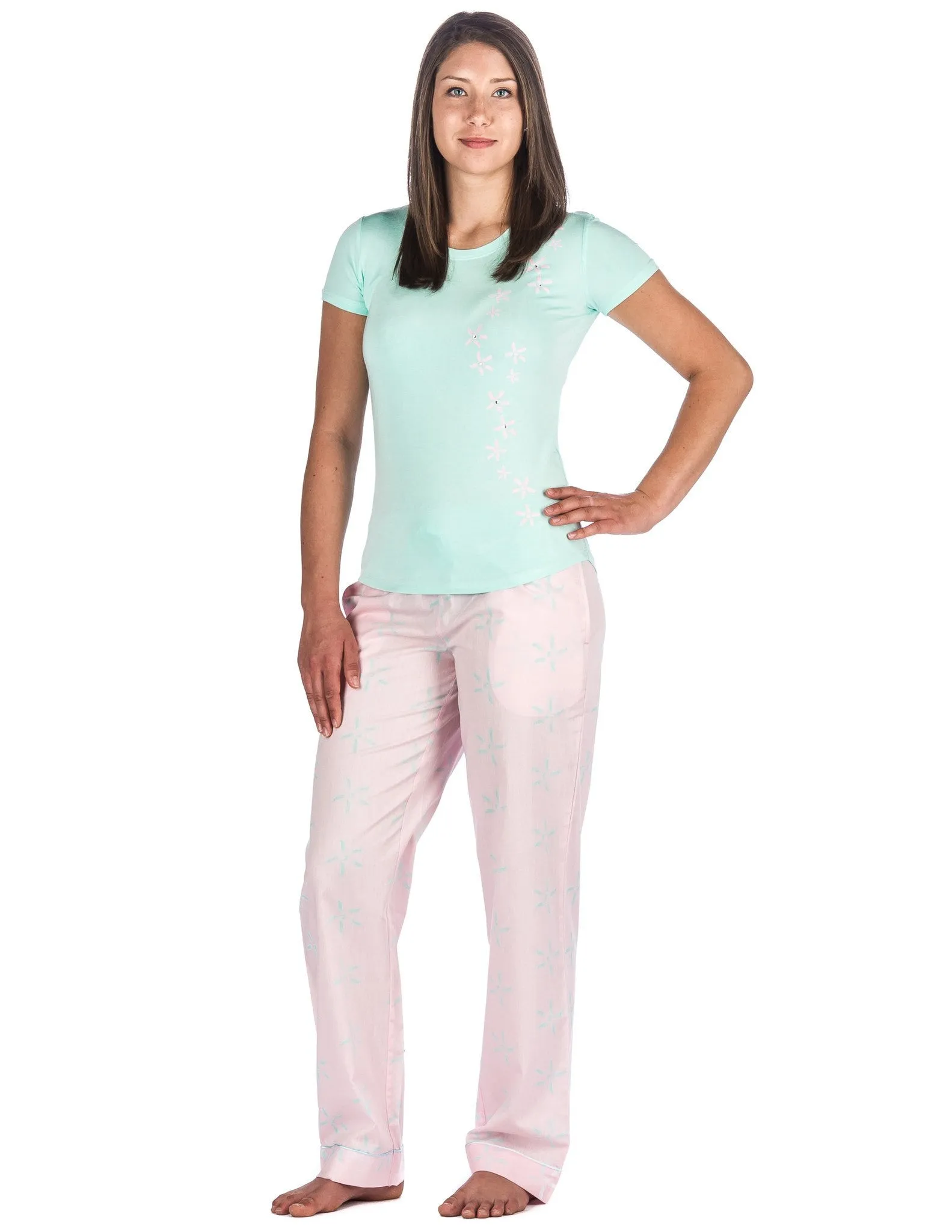 Women's Premium Cotton Poplin Lounge/Sleepwear Set