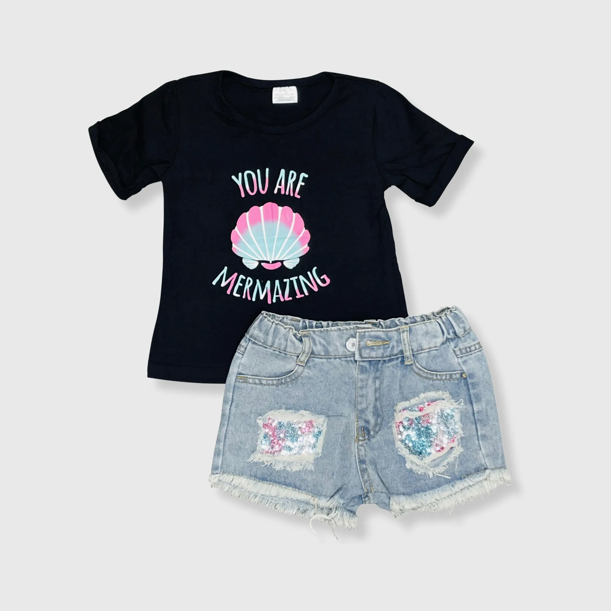 'You are Mermazing' Denim Outfit